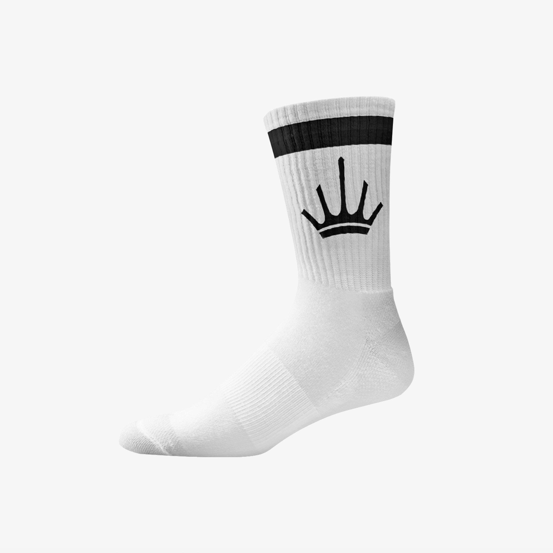 Calcetines Black Crown Premium altos blancos - BlackCrown